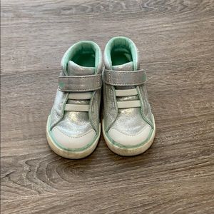 See Kai Run silver shoes